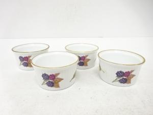Royal Worcester　ロイヤルウースター　イヴシャム　ココット4客　洋食器